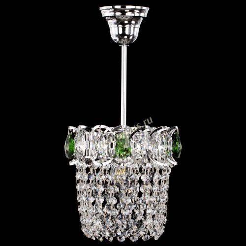 Люстра Астра ажур №1 зеленая в Химках Гусь Хрустальный