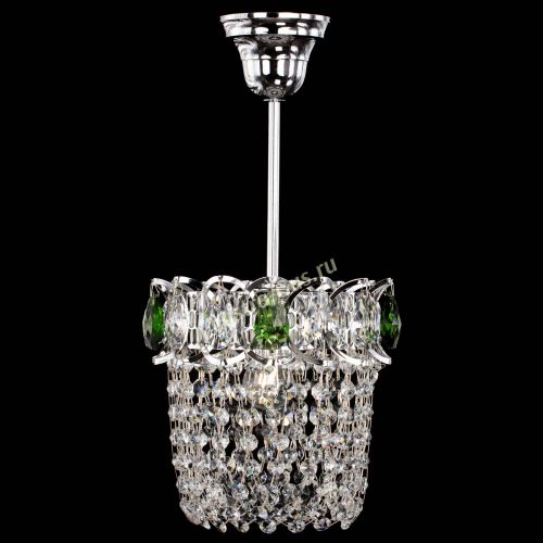 Люстра Астра ажур №1 зеленая в Химках Гусь Хрустальный