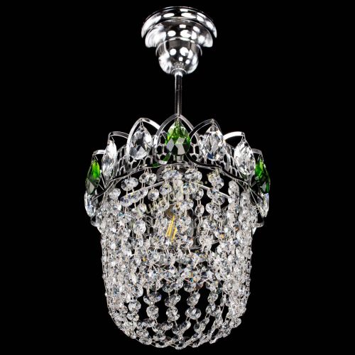 Люстра Астра ажур №1 зеленая в Химках Гусь Хрустальный