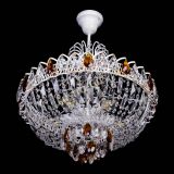 Люстра Астра Белая с подвесом чайная в Химках