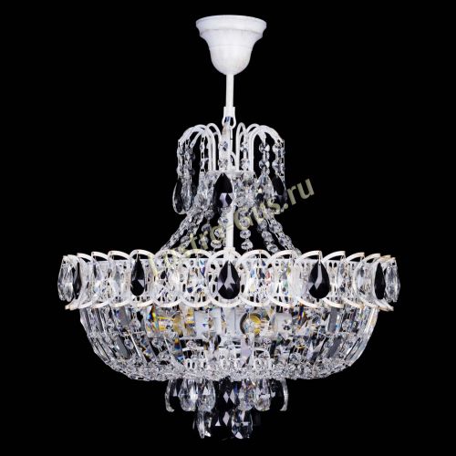 Люстра Астра Белая с подвесом черная в Химках Люстра Астра Белая с подвесом черная в Химках