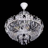 Люстра Астра Белая с подвесом черная в Химках Люстра Астра Белая с подвесом черная в Химках