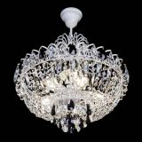 Люстра Астра Белая с подвесом черная в Химках Люстра Астра Белая с подвесом черная в Химках