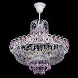 Люстра Астра Белая с подвесом розовая в Химках