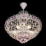 Люстра Астра Белая с подвесом розовая в Химках