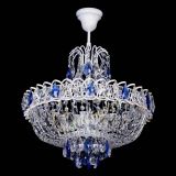 Люстра Астра Белая с подвесом синяя в Химках Люстра Астра Белая с подвесом синяя в Химках