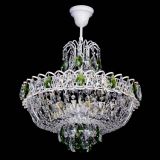 Люстра Астра Белая с подвесом зеленая в Химках Люстра Астра Белая с подвесом зеленая в Химках