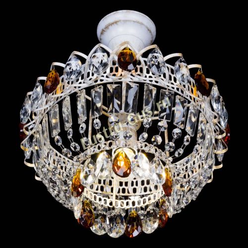 Люстра Астра Бутон №1 Чайная - белая с подвесом в Химках Гусь Хрустальный