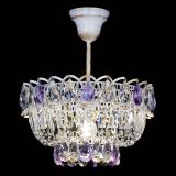 Люстра Астра Бутон №1 Фиолетовая - белая с подвесом в Химках Люстра Астра Бутон №1 Фиолетовая - белая с подвесом в Химках