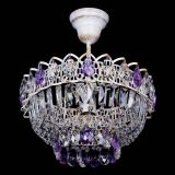 Люстра Астра Бутон №1 Фиолетовая - белая с подвесом в Химках Люстра Астра Бутон №1 Фиолетовая - белая с подвесом в Химках