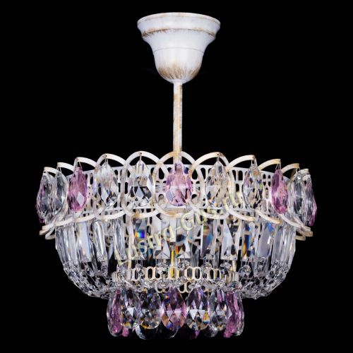 Люстра Астра Бутон №1 Розовая - белая с подвесом в Химках Люстра Астра Бутон №1 Розовая - белая с подвесом в Химках