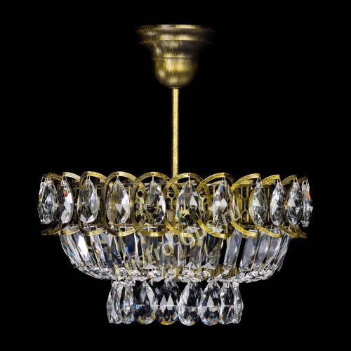 Люстра Астра Бутон №1 с подвесом под бронзу в Химках Гусь Хрустальный