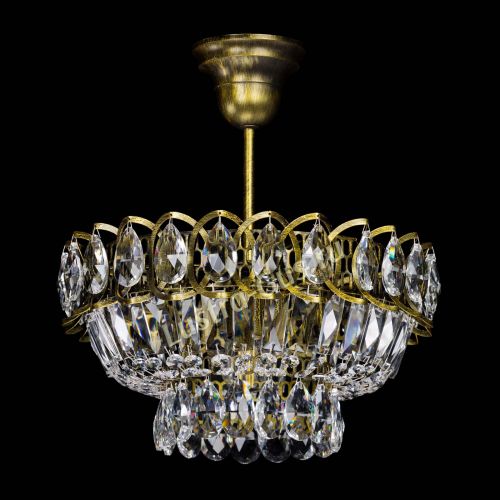 Люстра Астра Бутон №1 с подвесом под бронзу в Химках Гусь Хрустальный
