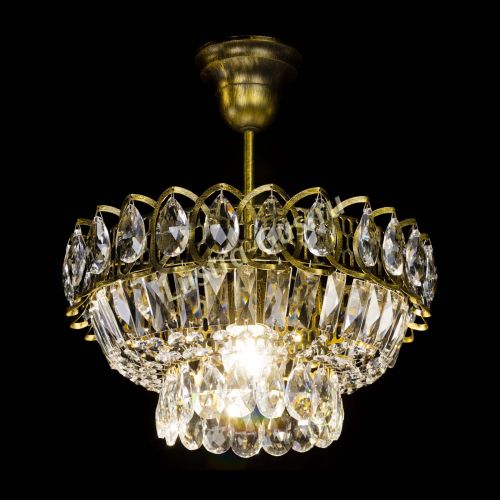 Люстра Астра Бутон №1 с подвесом под бронзу в Химках Гусь Хрустальный