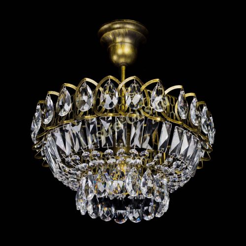 Люстра Астра Бутон №1 с подвесом под бронзу в Химках Гусь Хрустальный