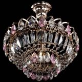 Люстра Астра Бутон №1 с подвесом Розовая в Химках