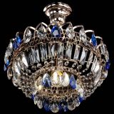 Люстра Астра Бутон №1 с подвесом Синяя в Химках