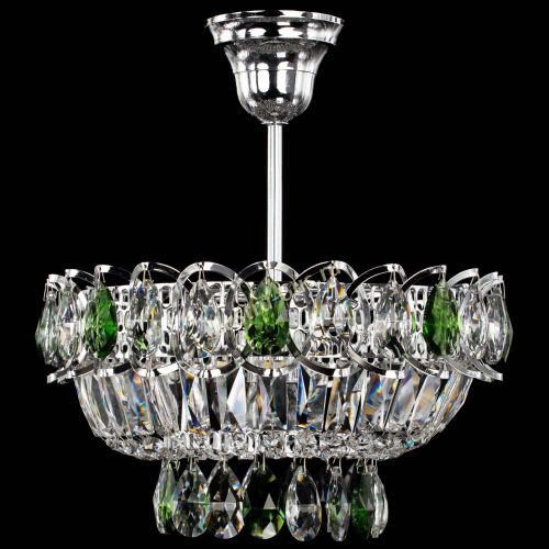 Люстра Астра Бутон №1 с подвесом Зеленая в Химках Гусь Хрустальный