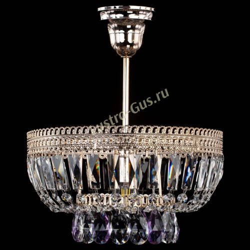 Люстра Астра Флоренция №1 мини фиолетовая в Химках Гусь Хрустальный