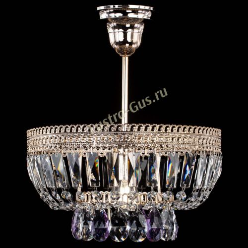 Люстра Астра Флоренция №1 мини фиолетовая в Химках Гусь Хрустальный