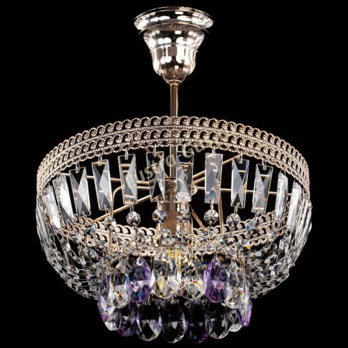 Люстра Астра Флоренция №1 мини фиолетовая в Химках Гусь Хрустальный