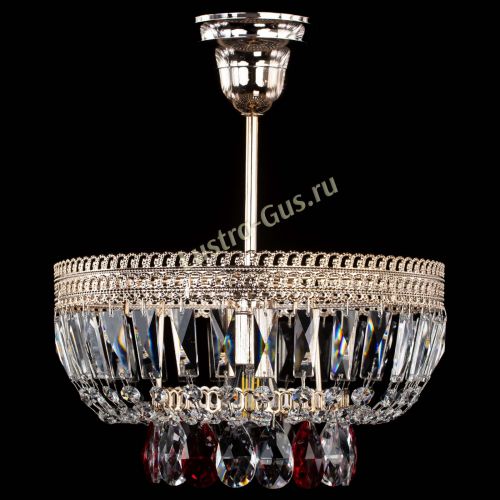 Люстра Астра Флоренция №1 мини красная в Химках Гусь Хрустальный
