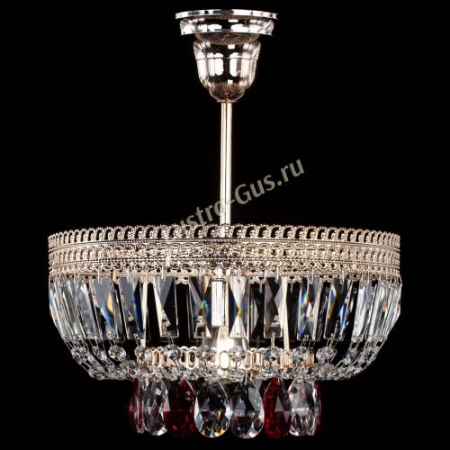 Люстра Астра Флоренция №1 мини красная в Химках Гусь Хрустальный