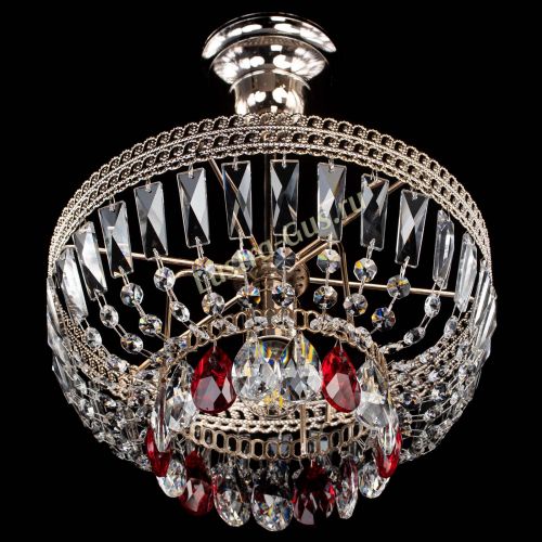 Люстра Астра Флоренция №1 мини красная в Химках Гусь Хрустальный