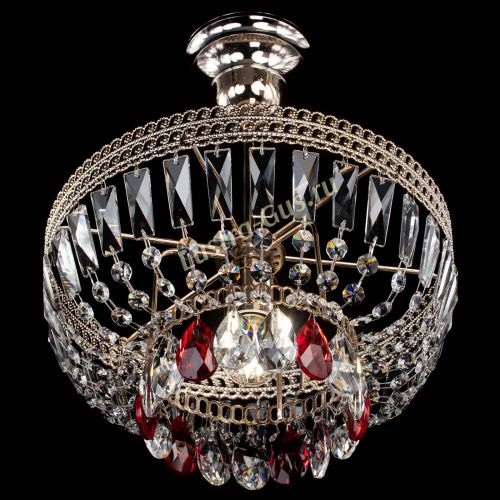 Люстра Астра Флоренция №1 мини красная в Химках Гусь Хрустальный