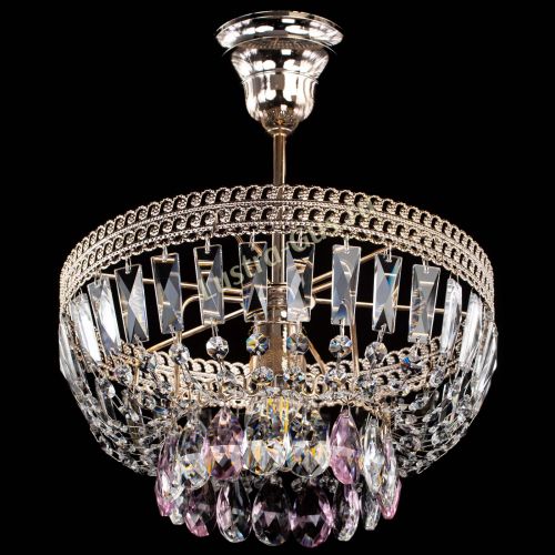 Люстра Астра Флоренция №1 мини розовая в Химках Гусь Хрустальный