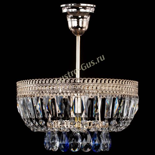 Люстра Астра Флоренция №1 мини синяя в Химках Гусь Хрустальный