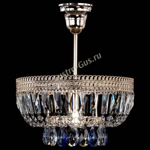Люстра Астра Флоренция №1 мини синяя в Химках Гусь Хрустальный