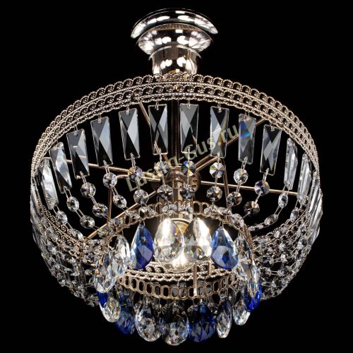 Люстра Астра Флоренция №1 мини синяя в Химках Гусь Хрустальный
