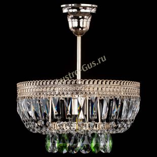 Люстра хрустальная Астра Флоренция №1 мини зеленая