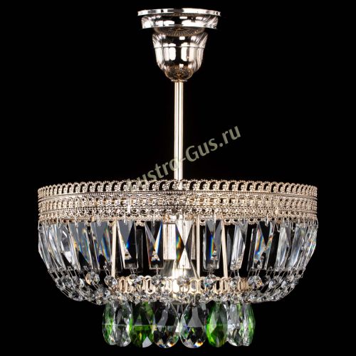 Люстра Астра Флоренция №1 мини зеленая в Химках Гусь Хрустальный
