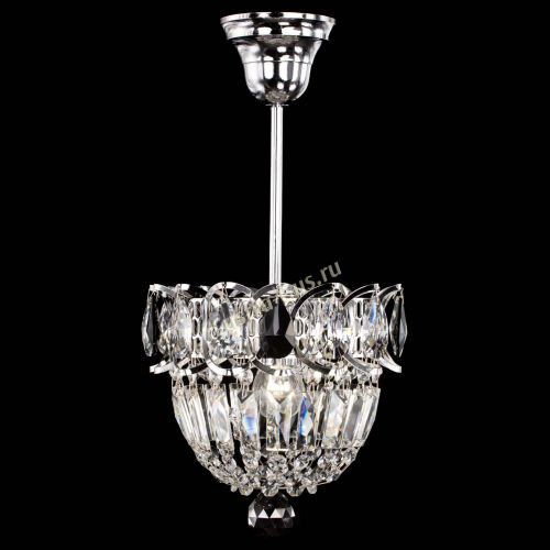 Люстра Астра Купол №1 с подвесом Черная в Химках Гусь Хрустальный