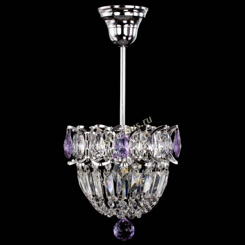 Люстра Астра Купол №1 с подвесом Фиолетовая в Химках Люстра Астра Купол №1 с подвесом Фиолетовая в Химках