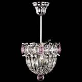 Люстра Астра Купол №1 с подвесом Розовая в Химках