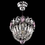 Люстра Астра Купол №1 с подвесом Розовая в Химках