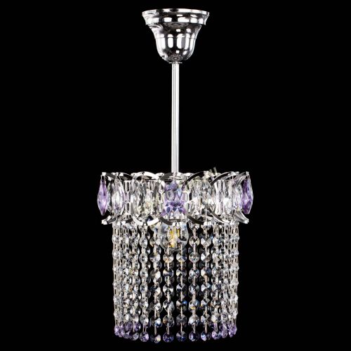 Люстра Астра оптикон №1 фиолетовая в Химках Гусь Хрустальный