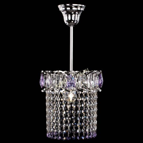 Люстра Астра оптикон №1 фиолетовая в Химках Гусь Хрустальный
