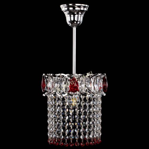 Люстра Астра оптикон №1 красная в Химках Гусь Хрустальный