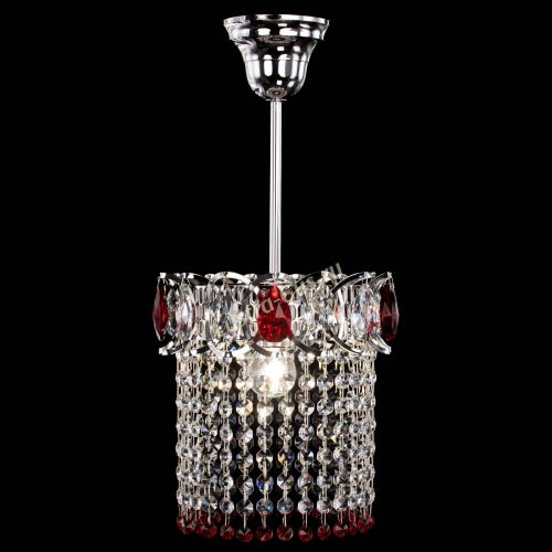 Люстра Астра оптикон №1 красная в Химках Гусь Хрустальный