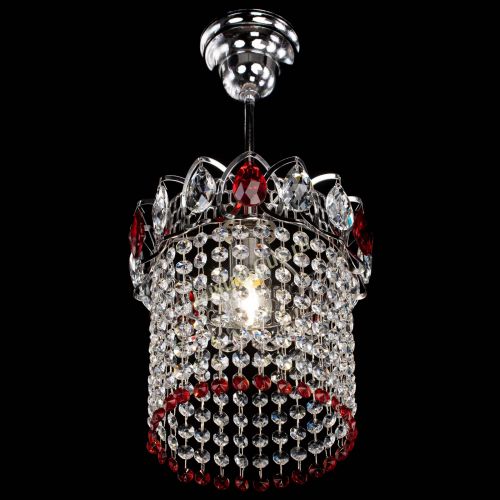 Люстра Астра оптикон №1 красная в Химках Гусь Хрустальный