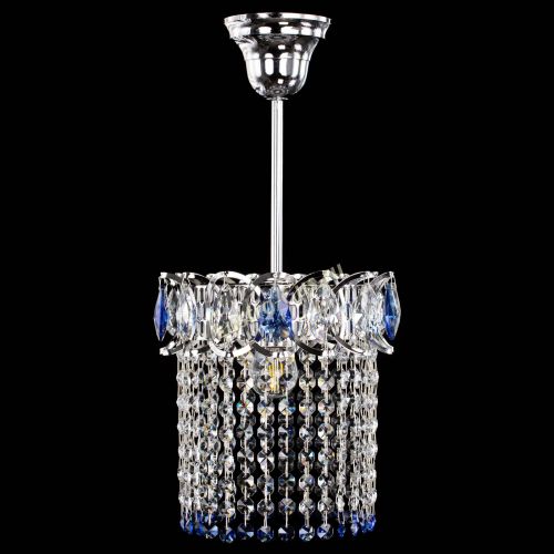 Люстра Астра оптикон №1 синяя в Химках Гусь Хрустальный