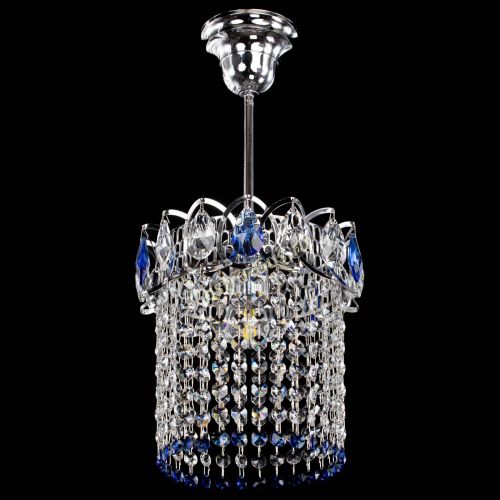 Люстра Астра оптикон №1 синяя в Химках Гусь Хрустальный