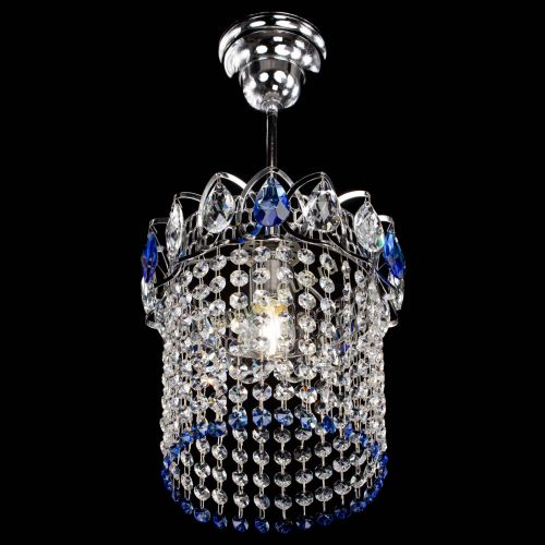 Люстра Астра оптикон №1 синяя в Химках Гусь Хрустальный
