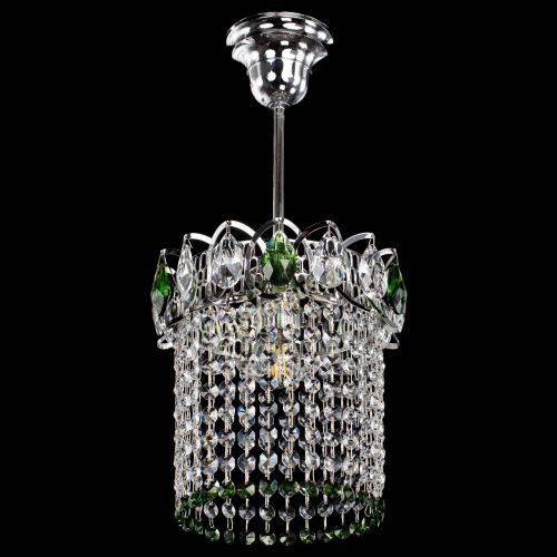 Люстра Астра оптикон №1 зеленая в Химках Гусь Хрустальный