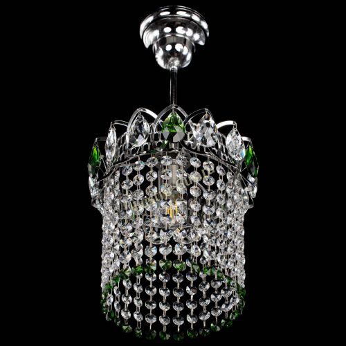 Люстра Астра оптикон №1 зеленая в Химках Гусь Хрустальный