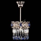 Люстра Астра пластинка №1 синяя в Химках